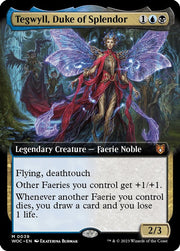 Tegwyll, Duke of Splendor (Extended Art) · 39 · Commander: Wilds of Eldraine · Non-foil