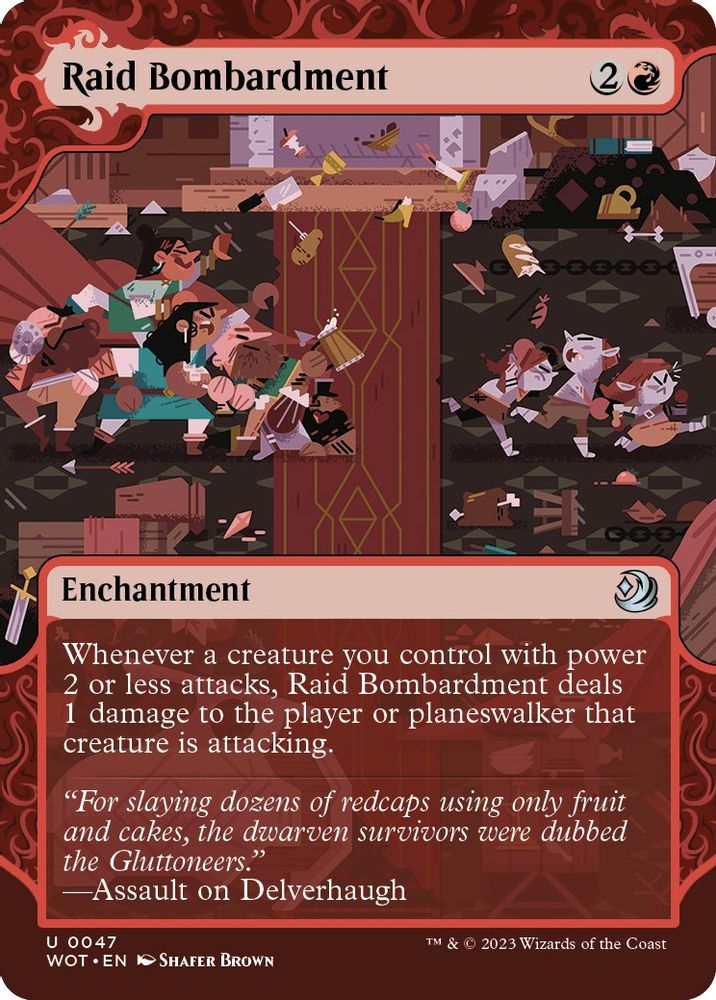 Raid Bombardment · 47 · Wilds of Eldraine: Enchanting Tales · Non-foil