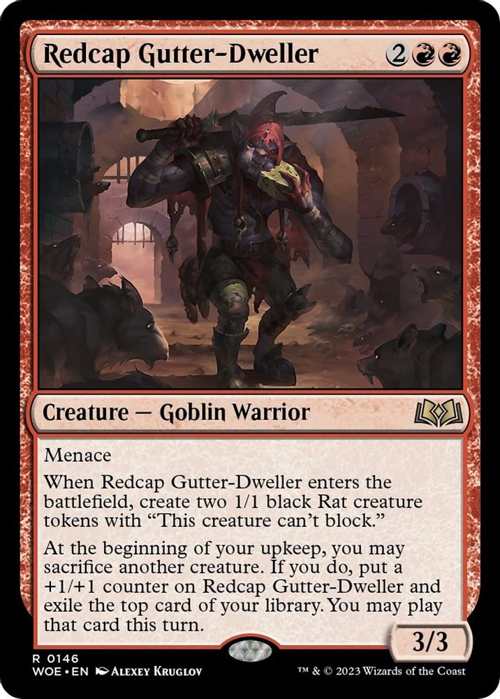 Redcap Gutter-Dweller · 146 · Wilds of Eldraine · Non-foil
