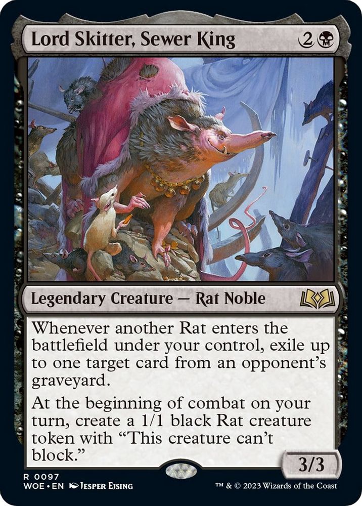 Lord Skitter, Sewer King · 97 · Wilds of Eldraine · Non-foil