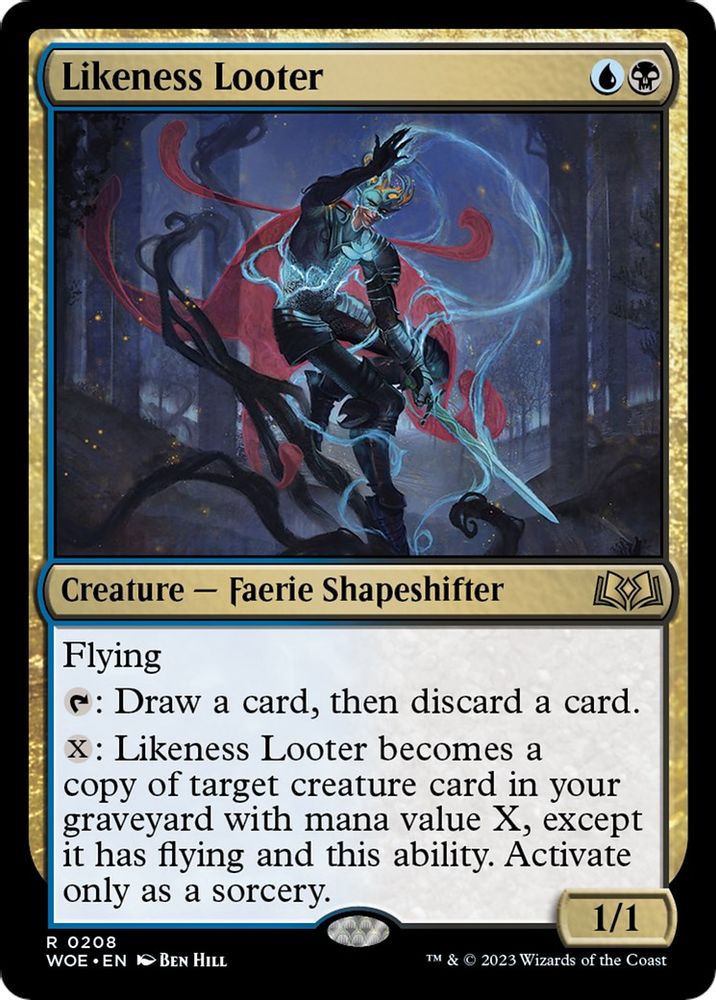 Likeness Looter · 208 · Wilds of Eldraine · Non-foil