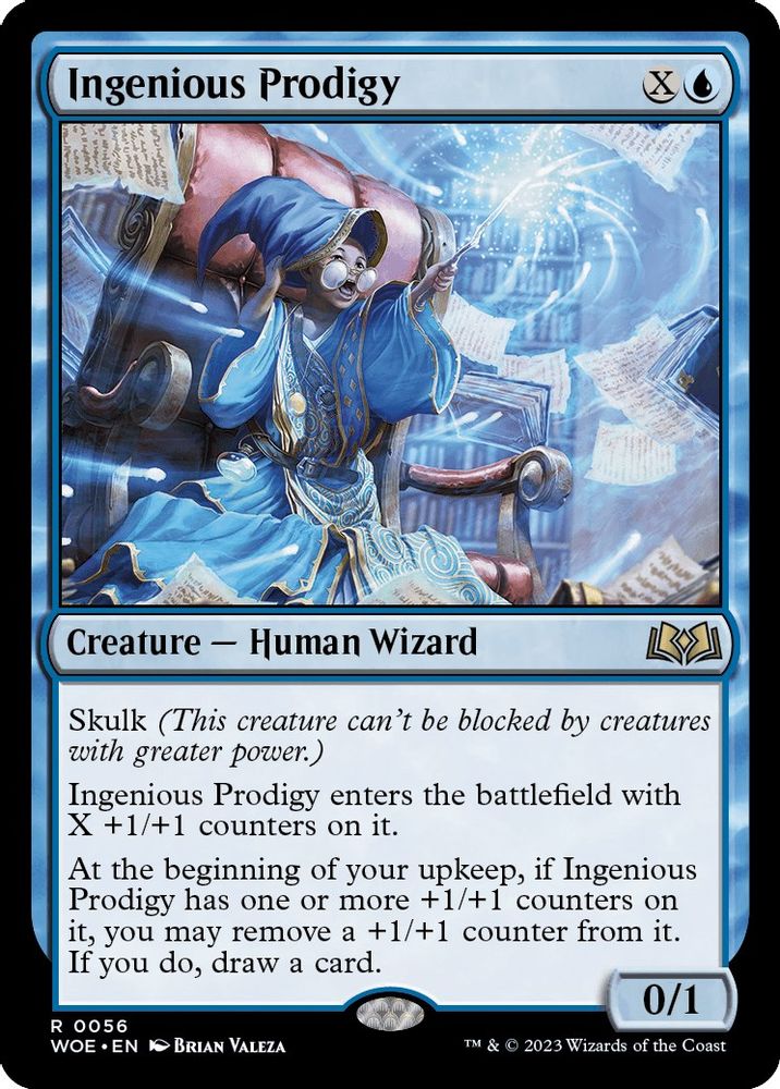 Ingenious Prodigy · 56 · Wilds of Eldraine · Non-foil