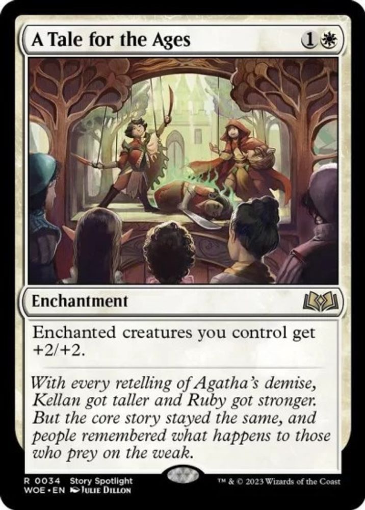 A Tale for the Ages · 34 · Wilds of Eldraine · Non-foil