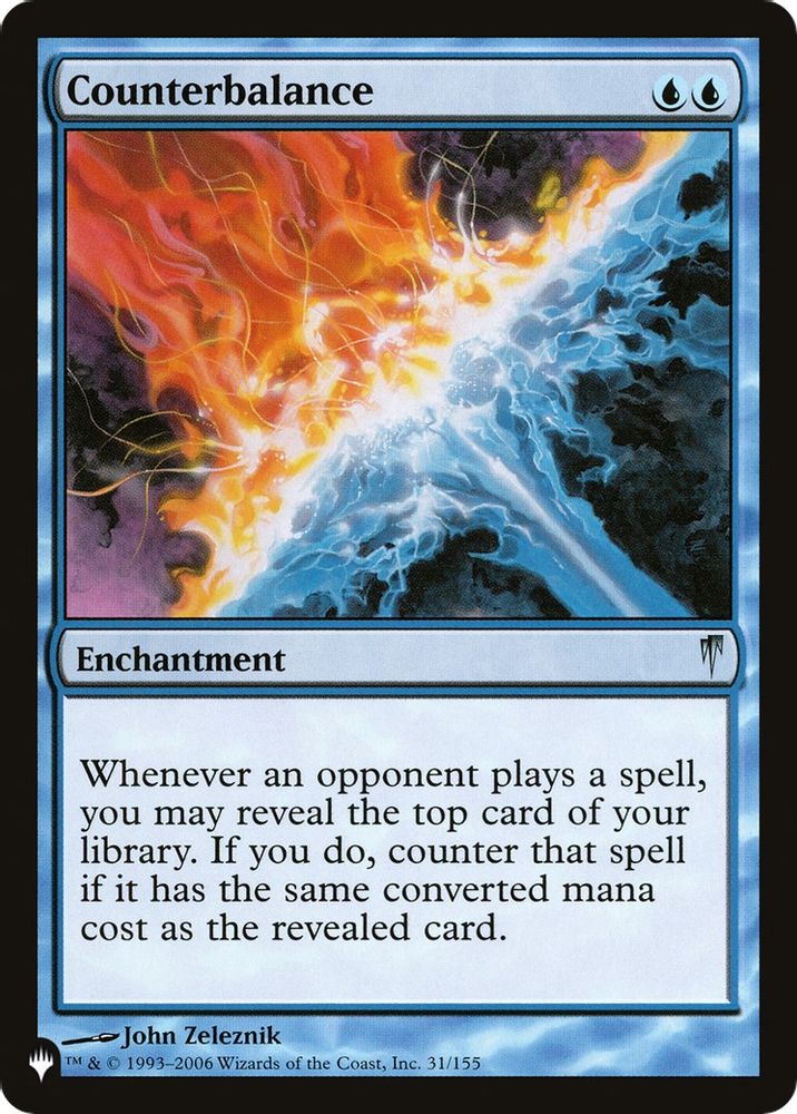 Counterbalance · 31/155 · PLST · Non-foil