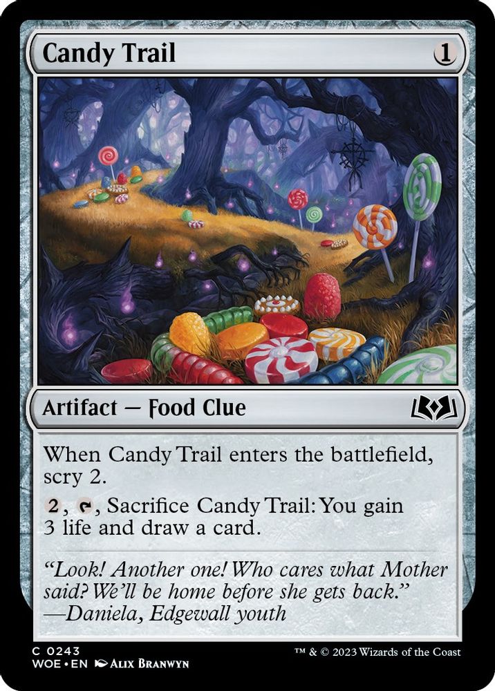 Candy Trail · 243 · Wilds of Eldraine · Non-foil