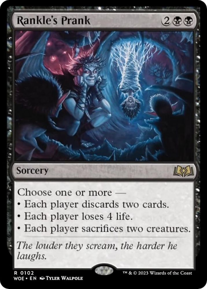 Rankle's Prank · 102 · Wilds of Eldraine · Non-foil