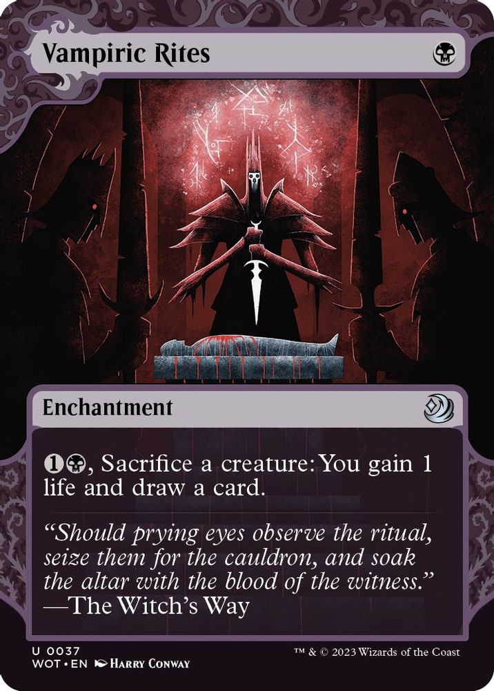 Vampiric Rites · 37 · Wilds of Eldraine: Enchanting Tales · Foil