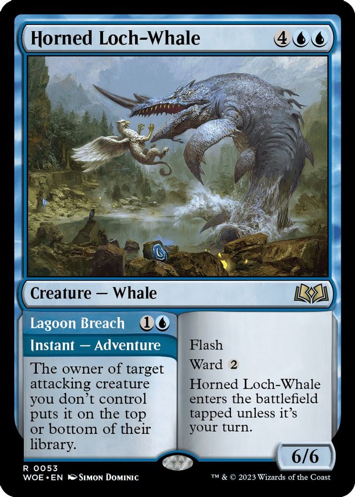 Horned Loch-Whale · 53 · Wilds of Eldraine · Non-foil