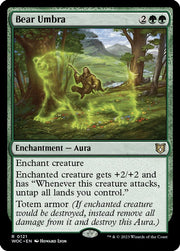 Bear Umbra · 121 · Commander: Wilds of Eldraine · Non-foil