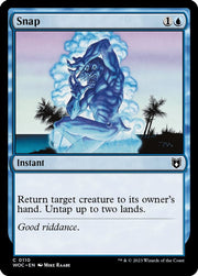 Snap · 110 · Commander: Wilds of Eldraine · Non-foil