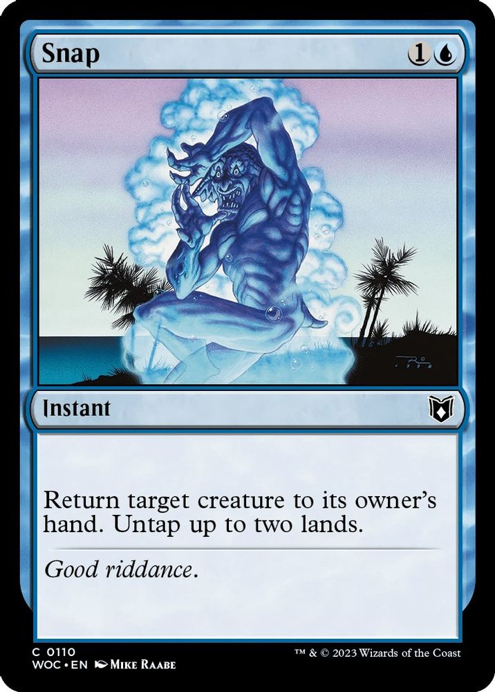 Snap · 110 · Commander: Wilds of Eldraine · Non-foil