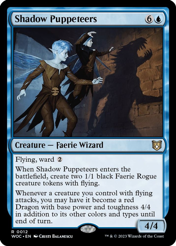 Shadow Puppeteers · 12 · Commander: Wilds of Eldraine · Non-foil