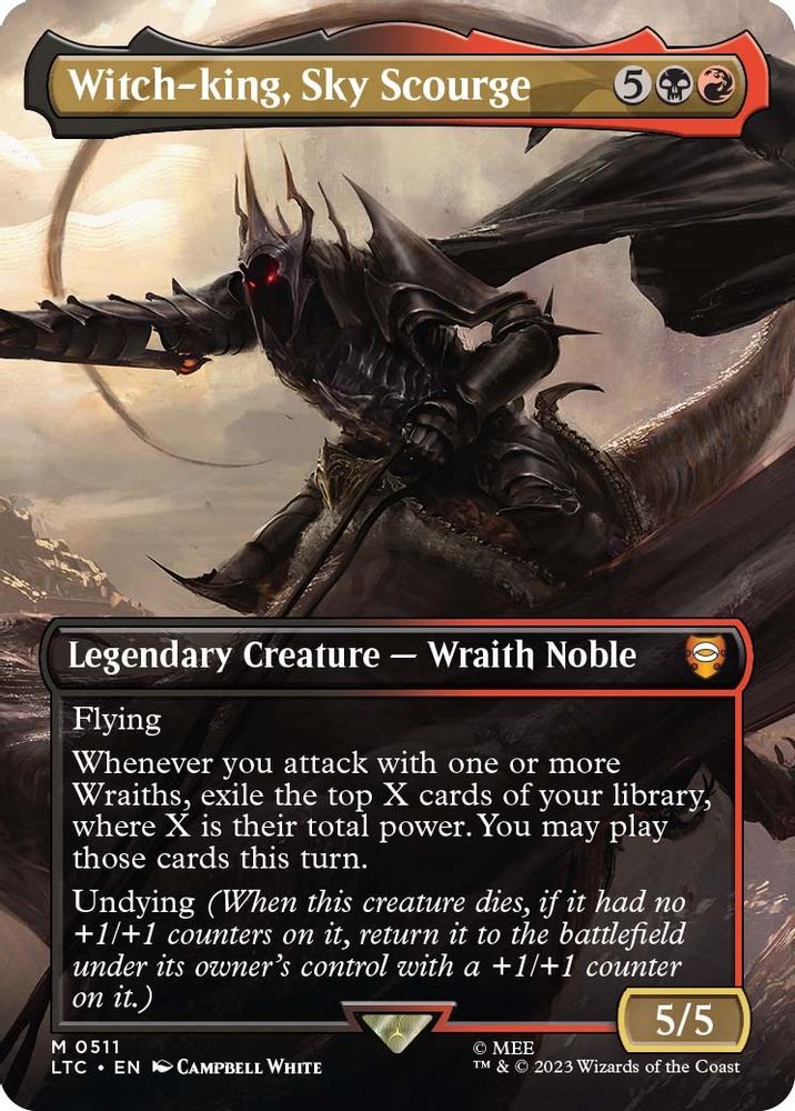 Witch-king, Sky Scourge (Borderless) · 511 · LTC · Foil