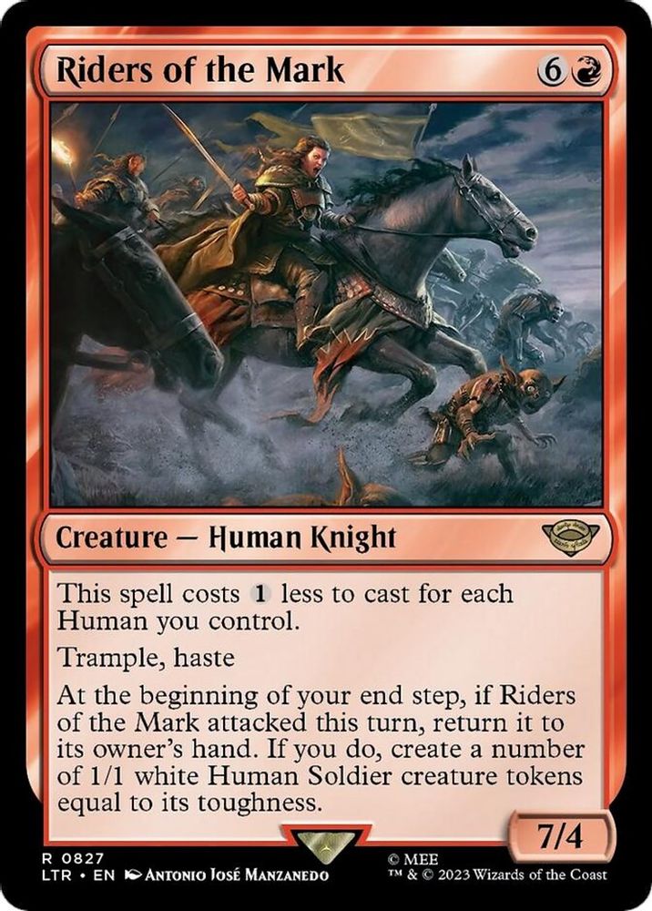 Riders of the Mark · 827 · LTR · Non-foil