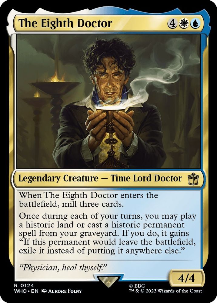 The Eighth Doctor · 124 · Universes Beyond: Doctor Who · Foil