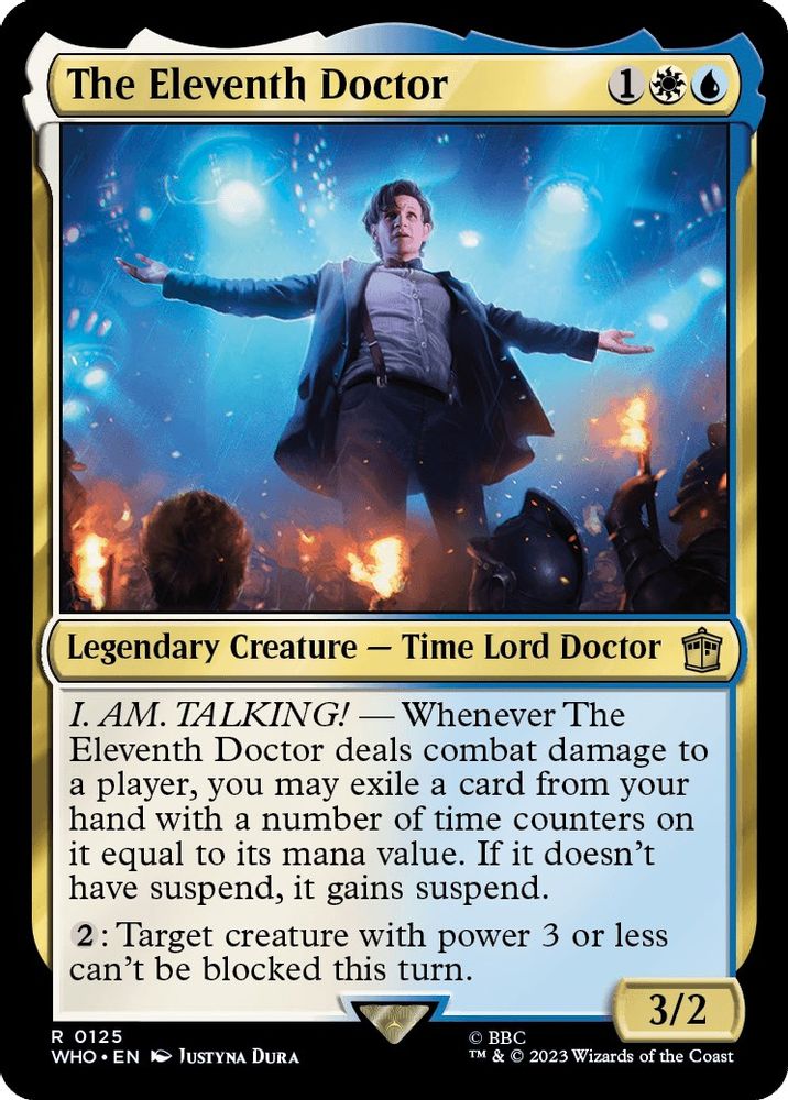 The Eleventh Doctor · 125 · Universes Beyond: Doctor Who · Foil