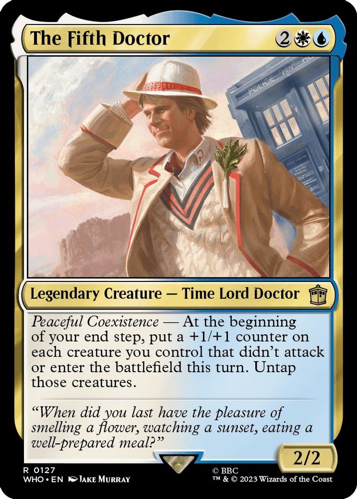 The Fifth Doctor · 127 · Universes Beyond: Doctor Who · Non-foil