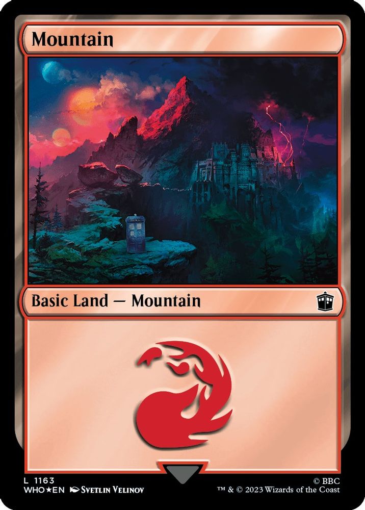Mountain (1163) · 1163 · Universes Beyond: Doctor Who · Surge Foil