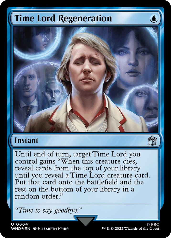 Time Lord Regeneration · 664 · Universes Beyond: Doctor Who · Surge Foil