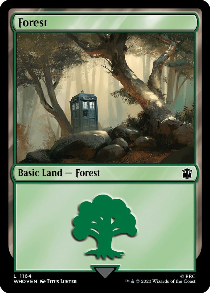 Forest (1164) · 1164 · Universes Beyond: Doctor Who · Surge Foil