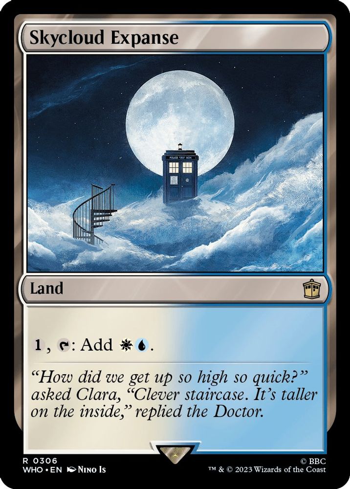 Skycloud Expanse · 306 · Universes Beyond: Doctor Who · Non-foil