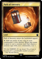Path of Ancestry · 293 · Universes Beyond: Doctor Who · Foil