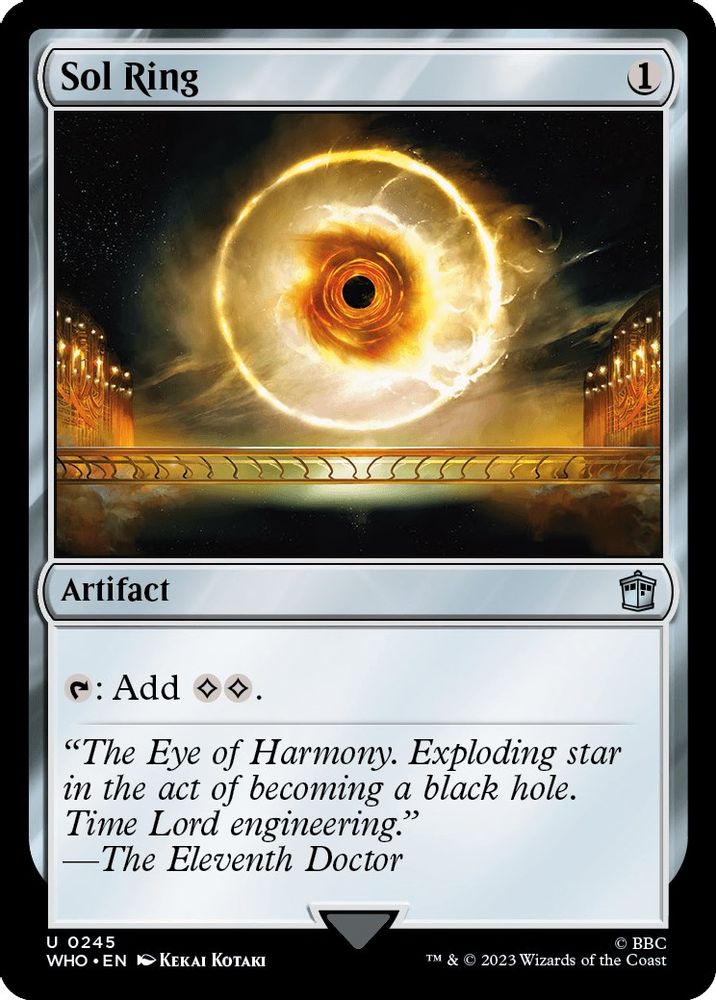 Sol Ring · 245 · Universes Beyond: Doctor Who · Foil