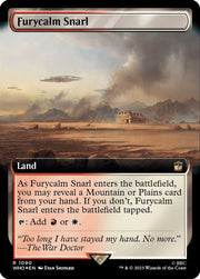 Furycalm Snarl (Extended Art) · 1090 · Universes Beyond: Doctor Who · Surge Foil