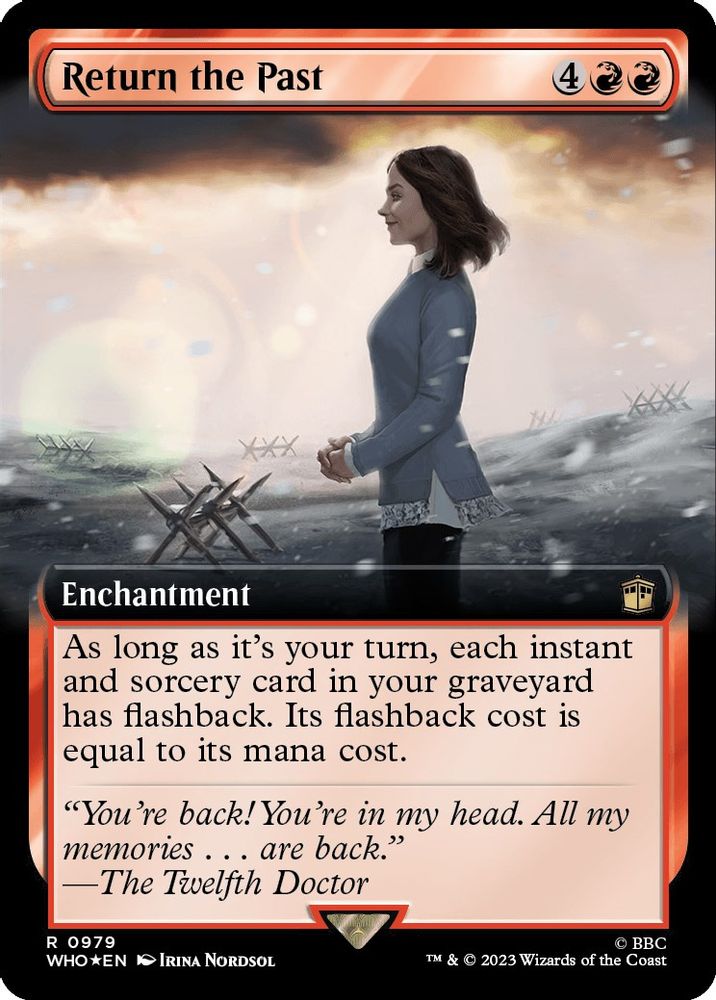 Return the Past (Extended Art) · 979 · Universes Beyond: Doctor Who · Surge Foil