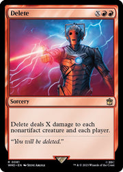 Delete · 81 · Universes Beyond: Doctor Who · Non-foil