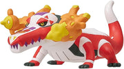 Takaratomy Pokemon Figure Collection - Skeledirge - Red and white Skeledirge Pokemon figure with orange and yellow flame-like horns, detailed face and claws.