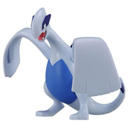 Takaratomy Pokemon Figure Collection - Lugia - Light blue and white Lugia figure with large wings spread wide and blue belly detail.