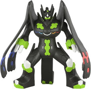 Takaratomy Pokemon Figure Collection - Perfect Forme Zygarde - Black and green articulated Pokemon figure with wing-like arms and red and blue accents on hands and legs.