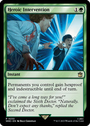 Heroic Intervention · 233 · Universes Beyond: Doctor Who · Non-foil