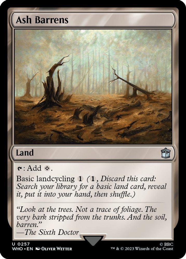 Ash Barrens · 257 · Universes Beyond: Doctor Who · Non-foil