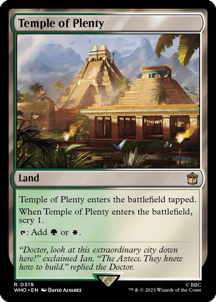 Temple of Plenty · 319 · Universes Beyond: Doctor Who · Non-foil