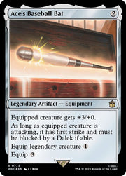 Ace's Baseball Bat · 775 · Universes Beyond: Doctor Who · Surge Foil