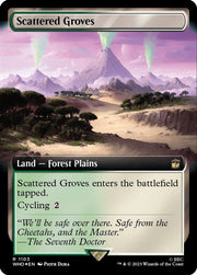 Scattered Groves (Extended Art) · 1103 · Universes Beyond: Doctor Who · Surge Foil