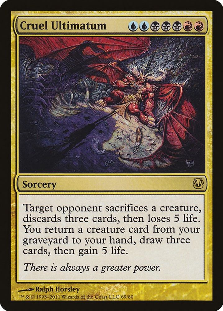 Cruel Ultimatum · 69 · Duel Decks: Ajani vs. Nicol Bolas · Non-foil