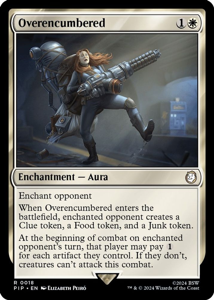 Overencumbered · 18 · PIP · Non-foil
