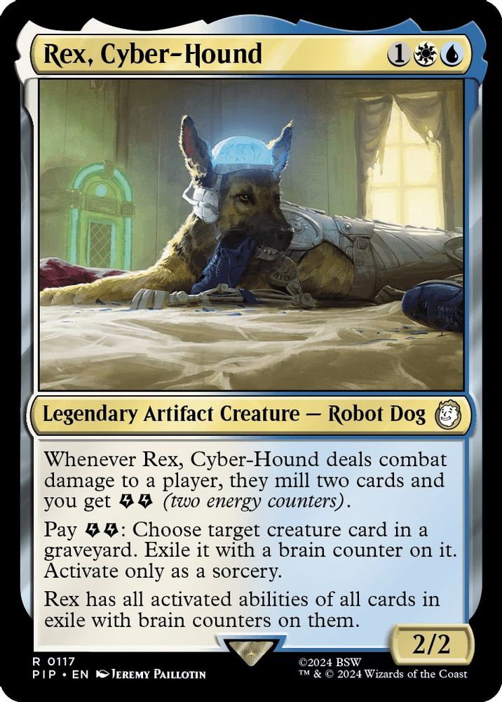 Rex, Cyber-Hound · 117 · PIP · Non-foil