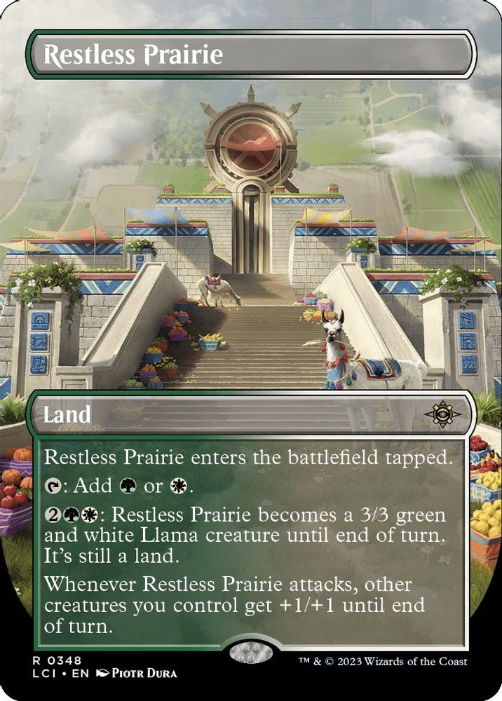Restless Prairie (Borderless) · 348 · The Lost Caverns of Ixalan · Non-foil