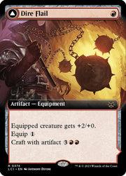 Dire Flail (Extended Art) · 374 · The Lost Caverns of Ixalan · Non-foil