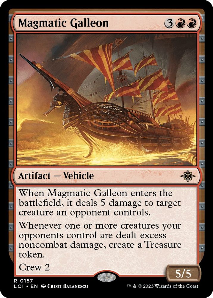 Magmatic Galleon · 157 · LCI · Foil