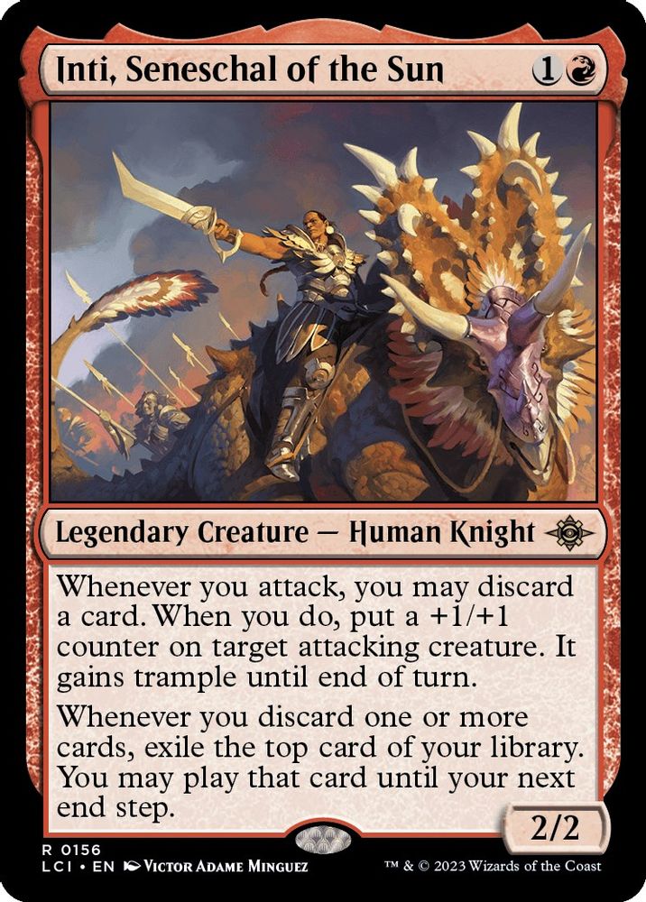 Inti, Seneschal of the Sun · 156 · LCI · Non-foil