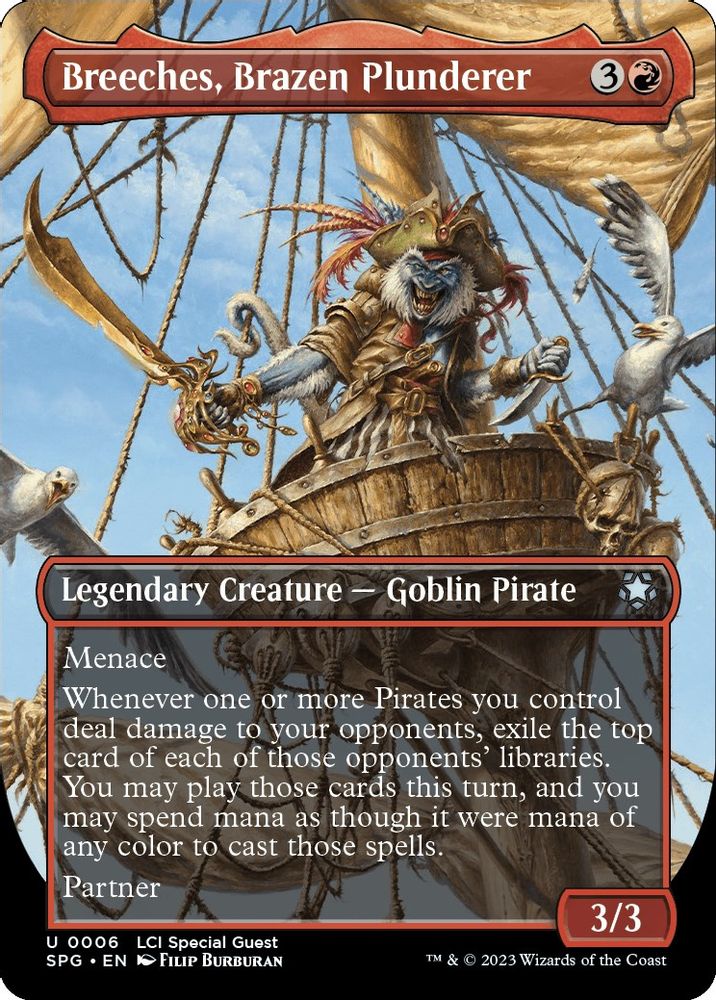 Breeches, Brazen Plunderer (Borderless) · 6 · SPG · Non-foil