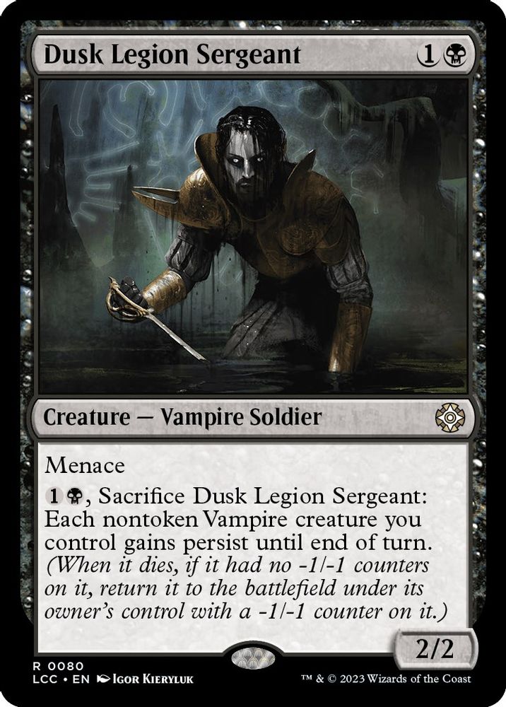 Dusk Legion Sergeant · 80 · LCC · Non-foil