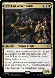 Order of Sacred Dusk · 97 · LCC · Non-foil