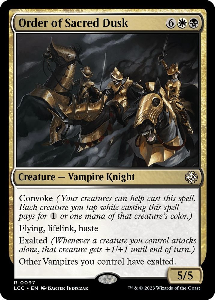 Order of Sacred Dusk · 97 · LCC · Non-foil