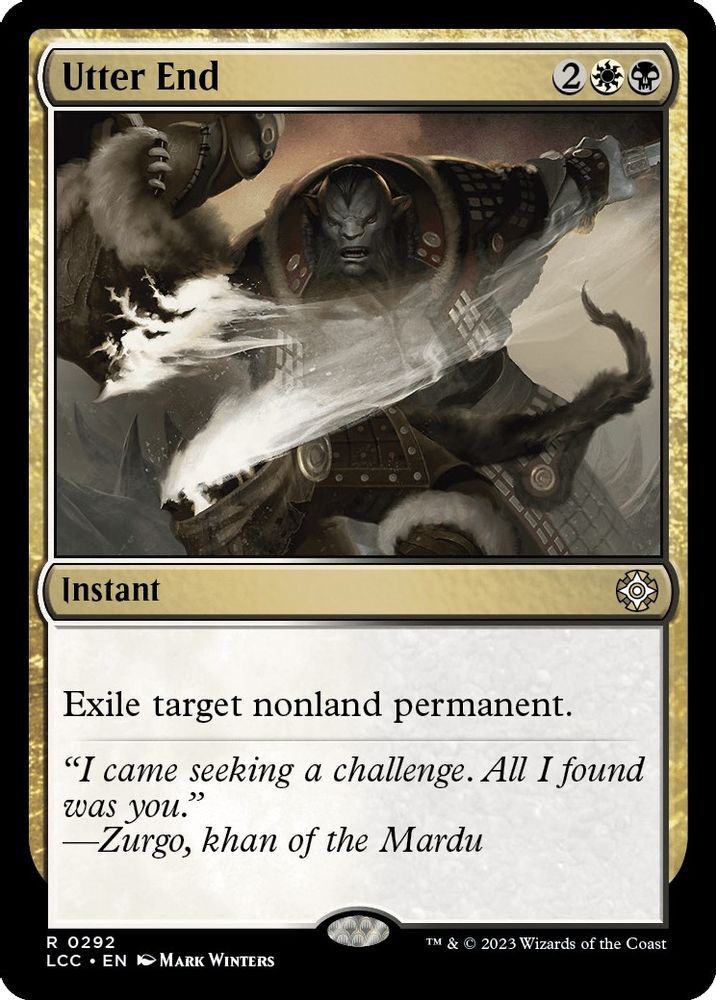 Utter End · 292 · LCC · Non-foil